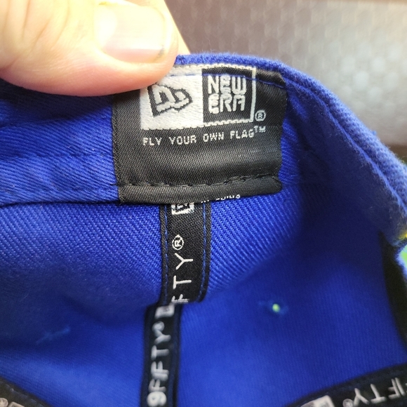 New Era 9fifty Hardwood Classics Golden State Warriors Snap Back Hat OSFM worn a - Picture 6 of 8